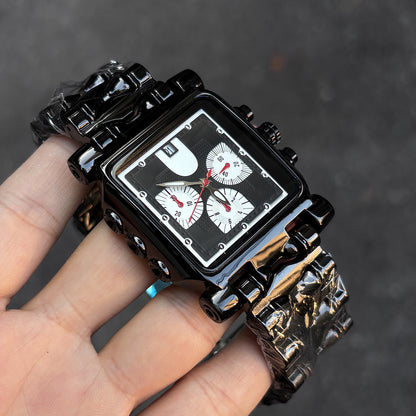 DSY/2026 New Popular High-Aesthetic Fashion Waterproof Three-Window Chronograph Quartz Watch
