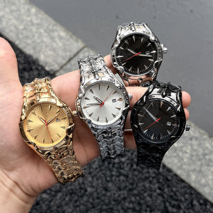 DSY/Alien Dragon Bone 2026 New Style Men's Best-selling Wholesale Quartz Watch with Wormhole Concept