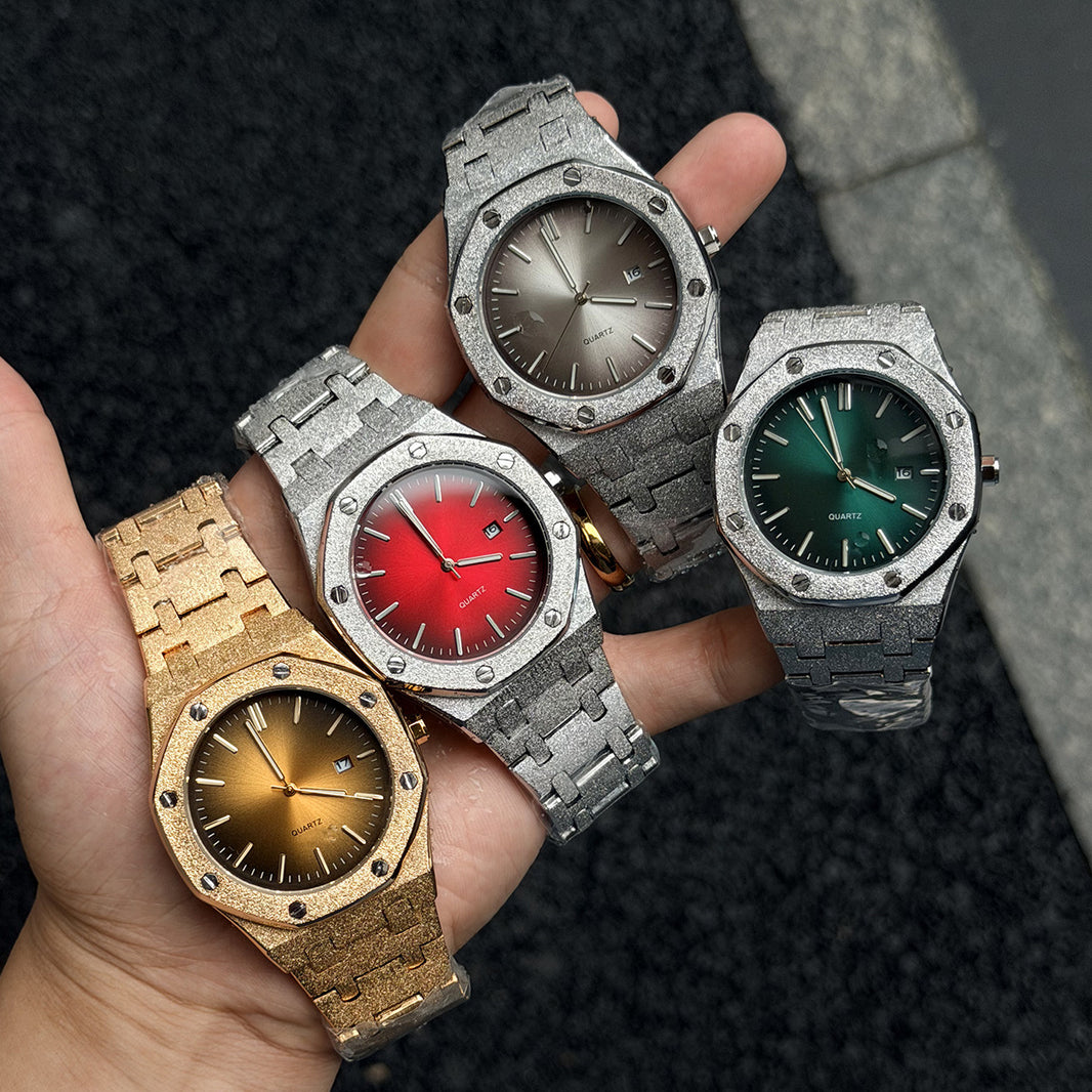 DSY/2026 Graffiti Gold Watch - Vintage Luxury, Minimalist 2026 New Men's Quartz Watch