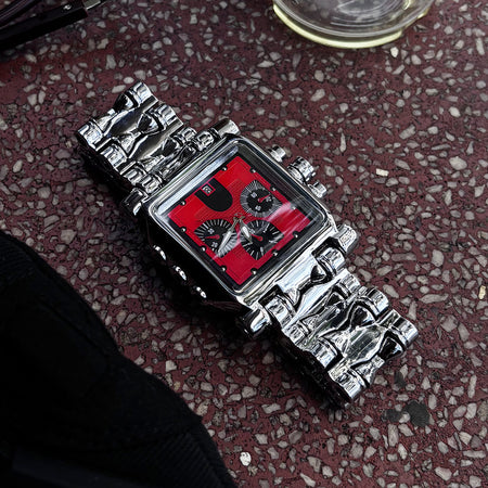 DSY/2026 New Popular High-Aesthetic Fashion Waterproof Three-Window Chronograph Quartz Watch