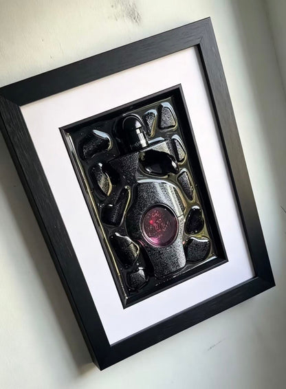 "BLACK OPIUM" – The Shattered Sequins | Deconstructed Rock Couture Wall Art