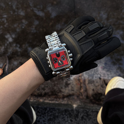 DSY/2026 New Popular High-Aesthetic Fashion Waterproof Three-Window Chronograph Quartz Watch