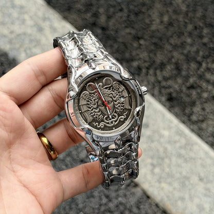 DSY/Medusa Relief Men's Quartz Watch Y2K Retro Waterproof Fashion Men's Watch Bestseller Wholesale