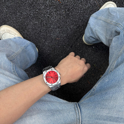 DSY/Octagonal Logo-Free Men's Quartz Watch, Trendy and Fashionable Cross-Border Bestseller, Water-Resistant, Niche Style, 2026 New Model