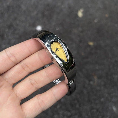 DSY/Y2K Irregular Water Drop Women's Watch, Niche Luxury Fashion Trend, Waterproof Metal Bracelet Quartz Watch