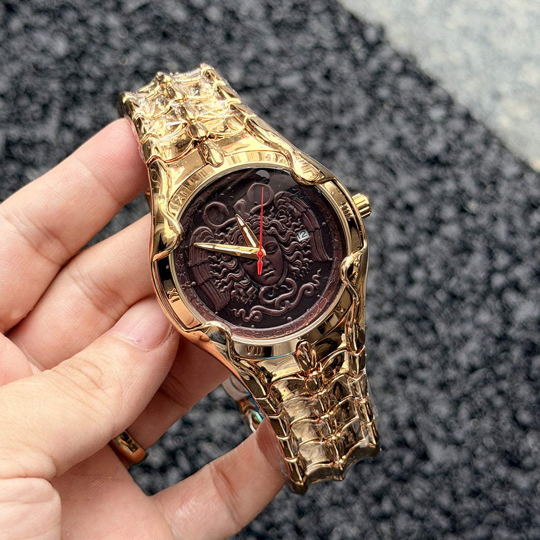DSY/Medusa Relief Men's Quartz Watch Y2K Retro Waterproof Fashion Men's Watch Bestseller Wholesale