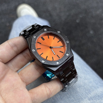 DSY/Octagonal Logo-Free Men's Quartz Watch, Trendy and Fashionable Cross-Border Bestseller, Water-Resistant, Niche Style, 2026 New Model