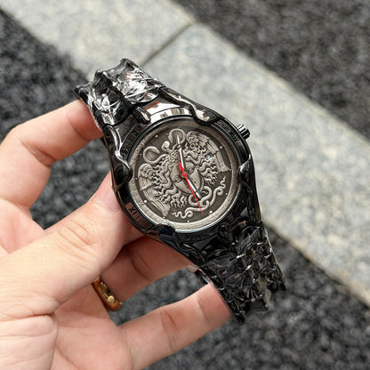 DSY/Medusa Relief Men's Quartz Watch Y2K Retro Waterproof Fashion Men's Watch Bestseller Wholesale