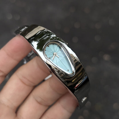 DSY/Y2K Irregular Water Drop Women's Watch, Niche Luxury Fashion Trend, Waterproof Metal Bracelet Quartz Watch