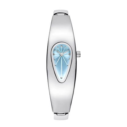 DSY/Y2K Irregular Water Drop Women's Watch, Niche Luxury Fashion Trend, Waterproof Metal Bracelet Quartz Watch
