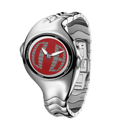 DSY/Y2K Irregular Distorted Dynamic Dual Display Men's Quartz Watch, Trendy Cool Waterproof Luminous Best-Selling Wristwatch