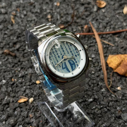 DSY Digital Rain Watch, Custom Quartz Dynamic Display, Y2K Cyberpunk Style