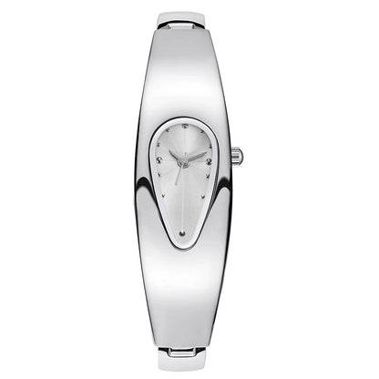 DSY/Y2K Irregular Water Drop Women's Watch, Niche Luxury Fashion Trend, Waterproof Metal Bracelet Quartz Watch