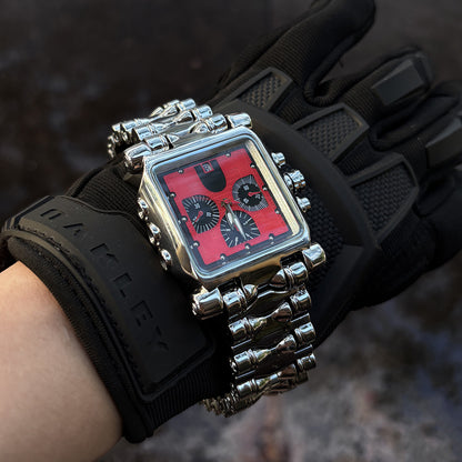 DSY/2026 New Popular High-Aesthetic Fashion Waterproof Three-Window Chronograph Quartz Watch