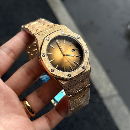 DSY/2026 Graffiti Gold Watch - Vintage Luxury, Minimalist 2026 New Men's Quartz Watch