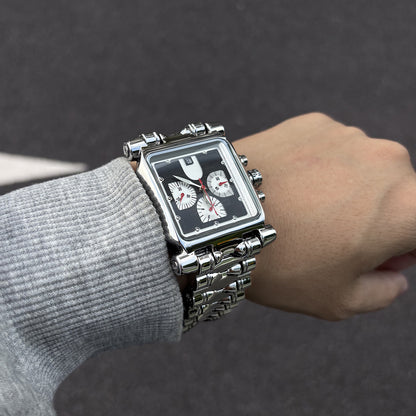 DSY/2026 New Popular High-Aesthetic Fashion Waterproof Three-Window Chronograph Quartz Watch