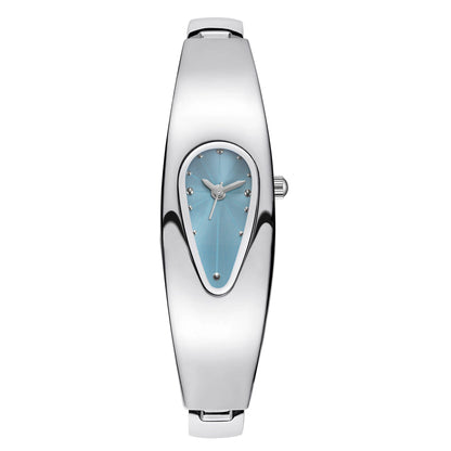 DSY/Y2K Irregular Water Drop Women's Watch, Niche Luxury Fashion Trend, Waterproof Metal Bracelet Quartz Watch