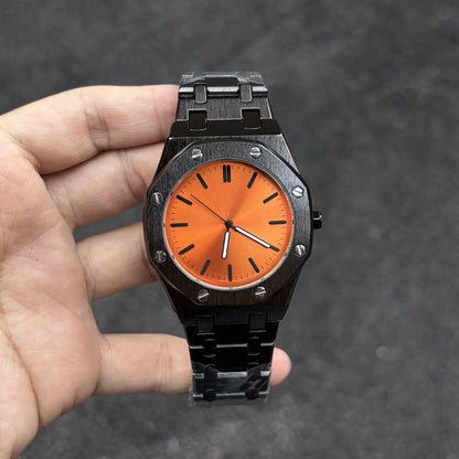 DSY/Octagonal Logo-Free Men's Quartz Watch, Trendy and Fashionable Cross-Border Bestseller, Water-Resistant, Niche Style, 2026 New Model