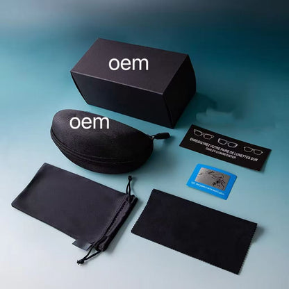 2026 OEM New Transparent Acrylic Pull-Out Watch Box, Eyeglass Case Set, Customizable Logo