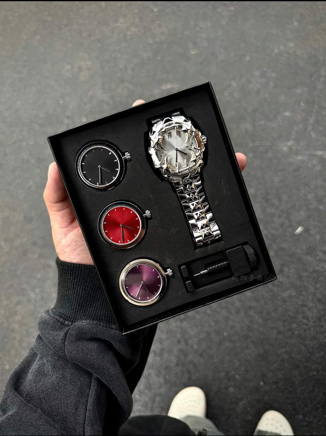 DSY/Y2K Asymmetrical Quartz Watch, Waterproof, Multiple Color Options